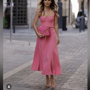Zara Viral pink skirt